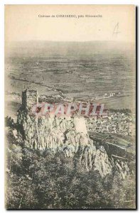 Old Postcard Chateau de Gierserg near Ribeauville