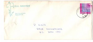 Postal Stationery Envelope, Canada, 14 Cent, Used 1979, Nova Scotia