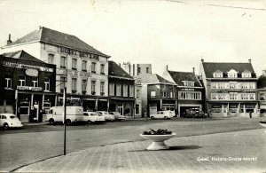 belgium, GEEL, Grote Markt, Hotels Restaurant, VW Beetle (1971) Postcard, Due To