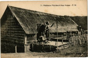 VIETNAM INDOCHINE - Habitation Moi dans le haut Annam (190126)