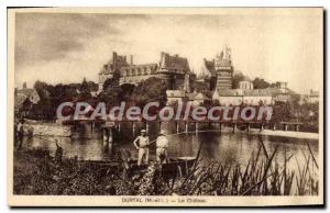 Postcard Old Durtal Chateau