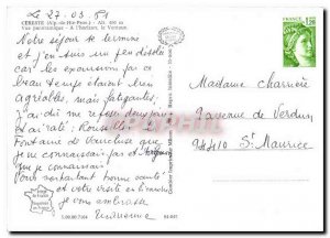 Postcard Modern Cereste Haute Prov Alp Panoramic View A Horizon Ventoux