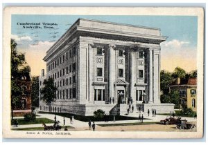 Nashville Tennessee TN Postcard Cumberland Temple Building Cars 1915 Antique