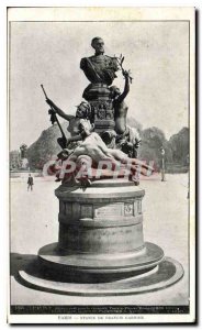 Postcard Old Paris Statue of Francis Garnier