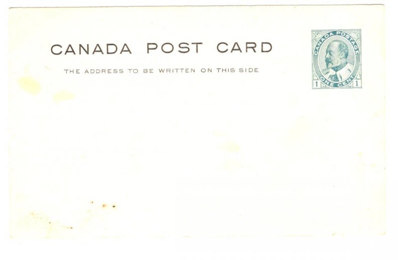 Hand Painted, 1908, Flowers, Remember Me, Canadian Edward VII Postal Stationery