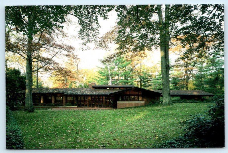 MANCHESTER, NH ~ Frank Lloyd Wright ZIMMERMAN HOUSE 1991 ~ 4x6 Postcard