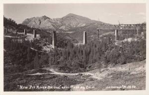 LP75 Redding, California, CA, postcard, \New Pit River 