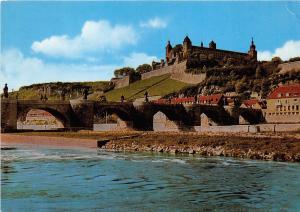 B34051 Wurzburg Blik auf Festung Marienberg  germany