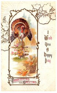 Thanksgiving Turkey on Fence