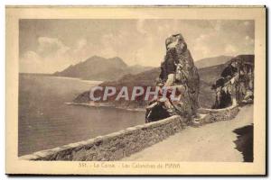 Old Postcard Corsica Calanches De Piana