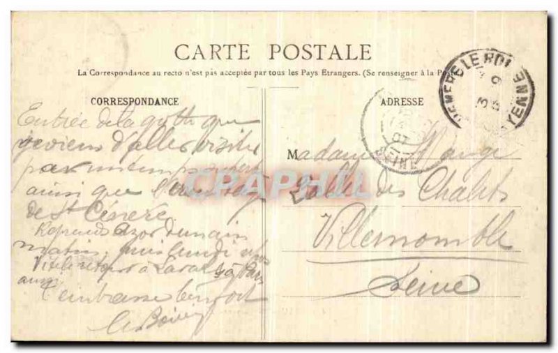 Old Postcard Saulges Cave Rochefort