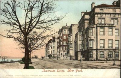 NEW YORK CITY Riverside Drive c1905 Postcard