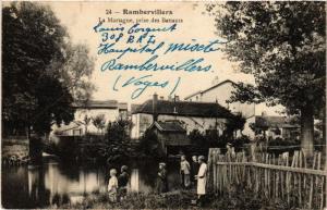 CPA RAMBERVILLERS - La Mortagne - prise des Battants (456003)