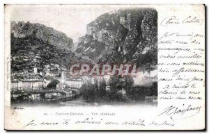 Postcard Old Bridge Royans Vue Generale