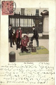 PC UNITED KINGDOM, LONDON, THE SHOEBLACK, Vintage Postcard (b31002)