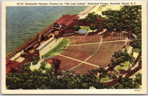 1930 Water Cycle Lost Colony Drama Roanoke Island North Carolina NC Postcard