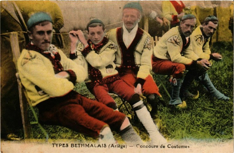 CPA Types Bethmalais Concours de Costumes FRANCE FOLKLORE (789344)