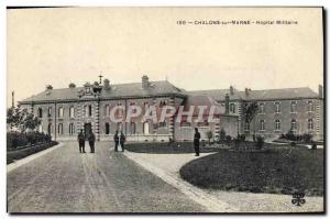 Old Postcard Chalons sur Marne Health Army Military Hospital