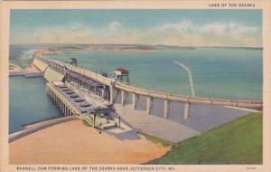 Missouri Lake Of The Ozarks Bagnell Dam Near Jefferson City Curteich