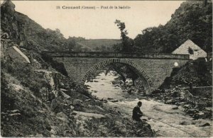 CPA CROZANT Pont de la Sedelle (1144282)