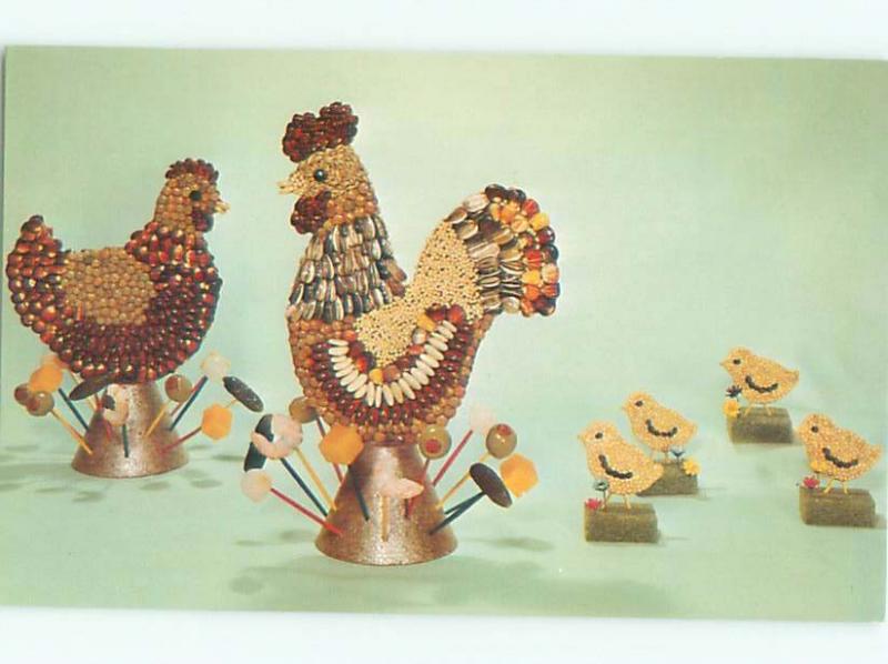 Pre-1980 This Is A Postcard SNACKAROO CHICKEN BY NATIONAL HANDCRAFT AC7289