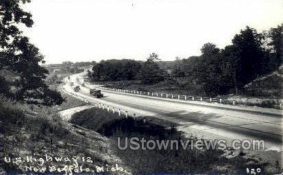 US Highway 12 in New Buffalo, Michigan