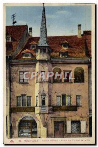 Old Postcard Mulhouse Old Square home of City Hotel