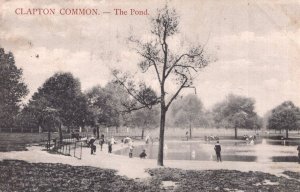 Clapton Common Hackney Model Toy Boats The Pond 1904 Postcard