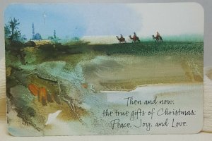 Wise Men Peace Joy Love Christmas Vintage Postcard