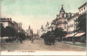 Belgium Anvers L'Avenue De Keyser Antwerp Vintage Postcard 04.35