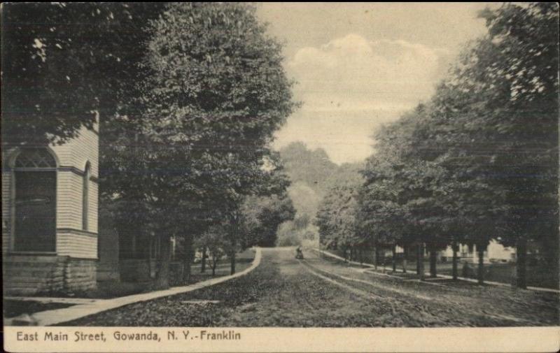 Gowanda NY East Main Street c1905 Postcard