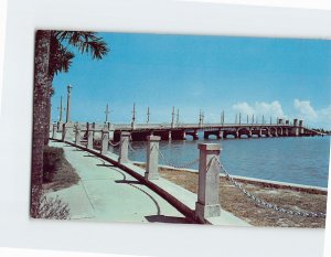 Postcard Bridge Of Lions St. Augustine Florida USA