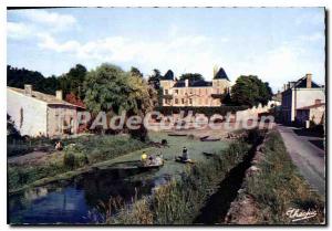 Postcard Modern Marais Poitevin Le Logis d'Arcais