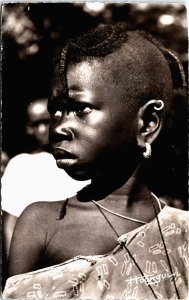 Africa A.O.F Africa Opportunity Fund African Woman Vintage RPPC B138