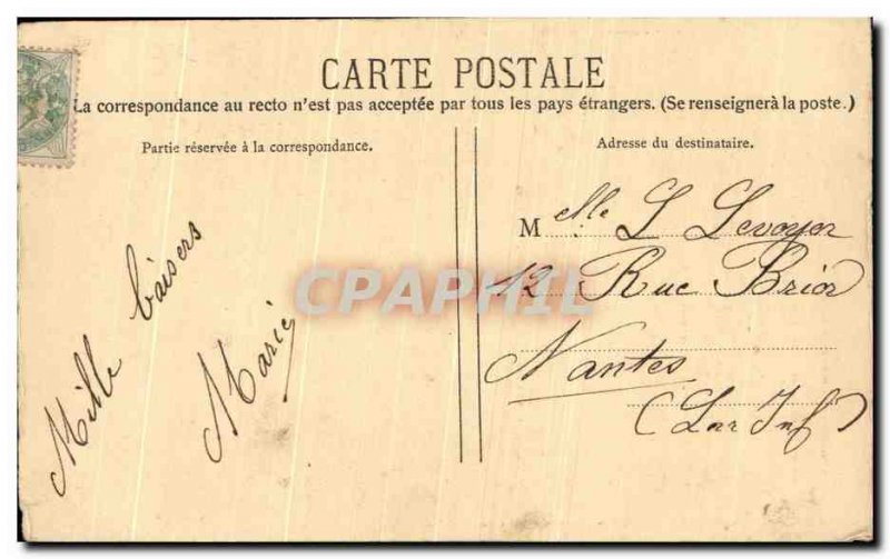 Old Postcard Chateau de Chaumont