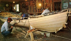 CT - Mystic Seaport. Boat Building