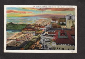 CA Long Beach Amusement Park Roller Coaster Strand Theatre Funhouse California