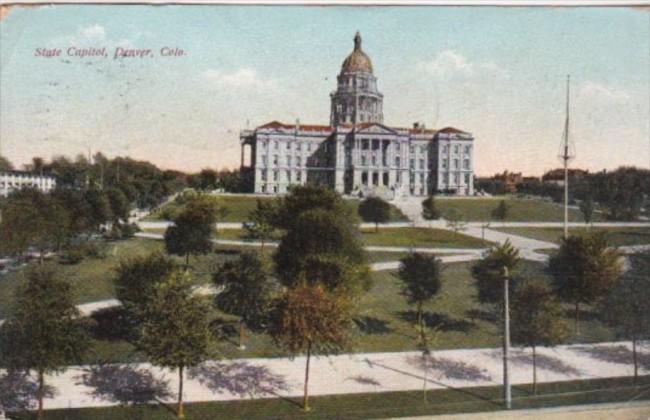 State Capitol Building Denver Colorado 1909