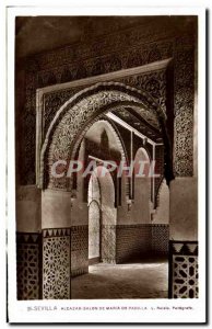 Old Postcard Sevilla Alcazar Maria Padilla Salon