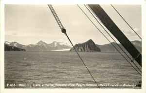 RPPC P-458 Harding Gate entering Resurrection Bay to Seward AK, Bear Glacier