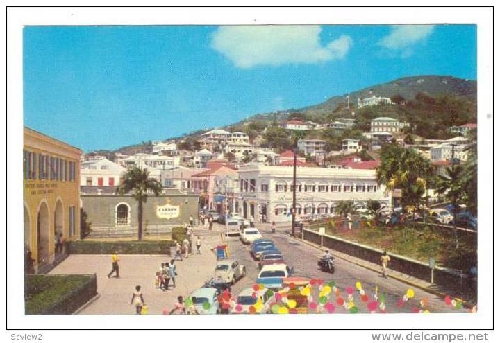Virgin Islands, US: St Thomas, 40-60s: Main Street