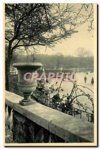 Old Postcard Luxembourg Gardens