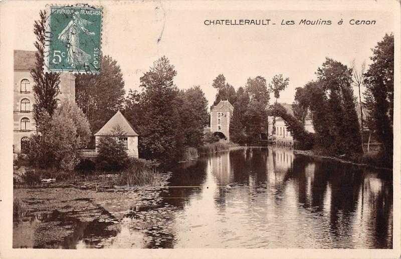 BF7492 chatellerault les moulins a cenon france       France