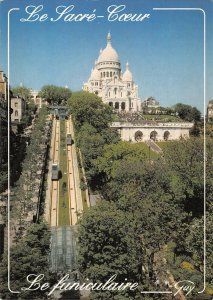 B108528 France Le Sacre Coeur Le Funiculaire Basilica real photo uk