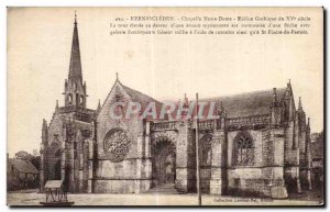 Postcard Old Kernascleden Notre Dame Gothic Building of the XV century