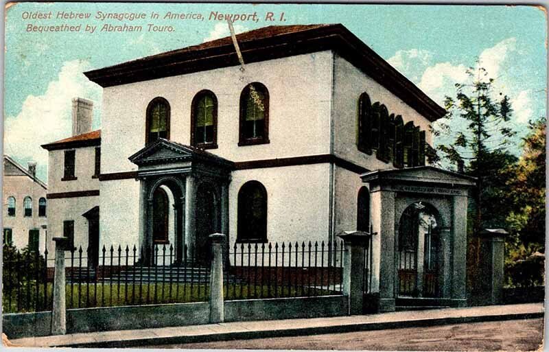 Postcard HOUSE SCENE Newport Rhode Island RI AN0567