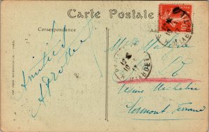 Vtg 1910s La Place Vendome Colonne Vendôme Street View Paris France Postcard