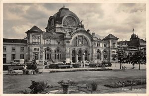 Lot104 switzerland railway station luzern lucerne real photo car