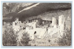 1907 Mesa Verde Cliff Palace Pre-Historic Ruin Colorado CO Springs Postcard