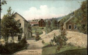 Gorham NH Leadmine Cottage & Old Mill c1910 Old Postcard